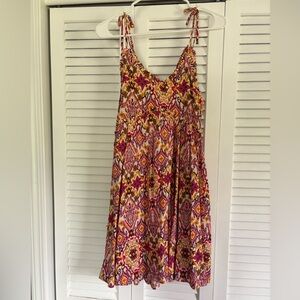 Patrons of Peace Spaghetti Strap Mini Sundress